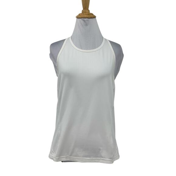 Athleta Tops - Athleta Tank Top Women XS Extra Small White Lightspeed Halter Racerback *READ